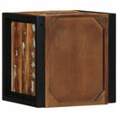 vidaXL többszínű tömör újrahasznosított fa éjjeliszekrény 40x35x40 cm