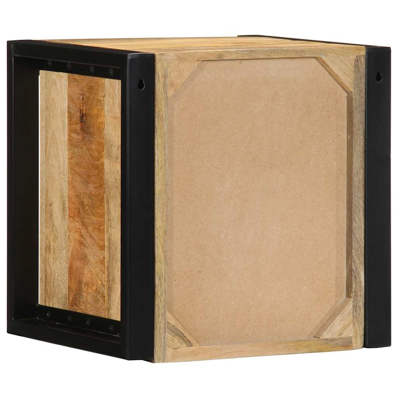 vidaXL 2 db tömör nyers mangófa éjjeliszekrények 40x35x40 cm