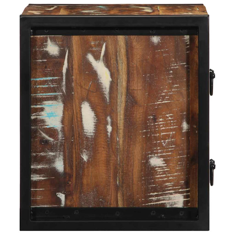 vidaXL 2 db tömör újrahasznosított fa éjjeliszekrények 40x35x40 cm