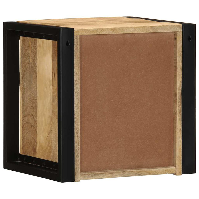vidaXL 2 db tömör nyers mangófa éjjeliszekrények 40x35x40 cm