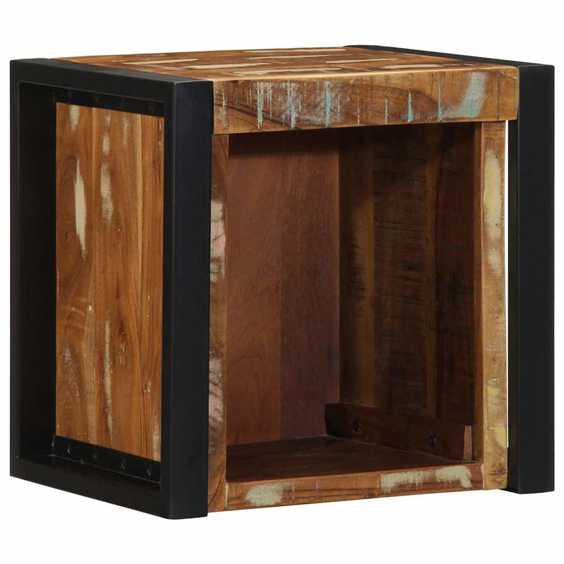 vidaXL 2 db tömör újrahasznosított fa éjjeliszekrények 40x35x40 cm