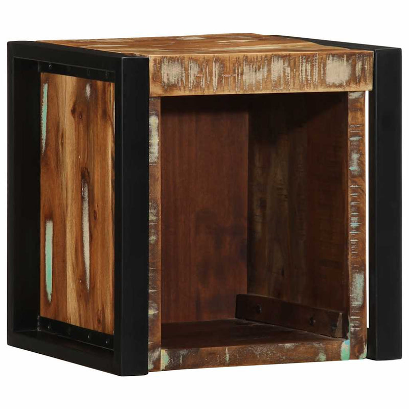 vidaXL 2 db tömör újrahasznosított fa éjjeliszekrények 40x35x40 cm