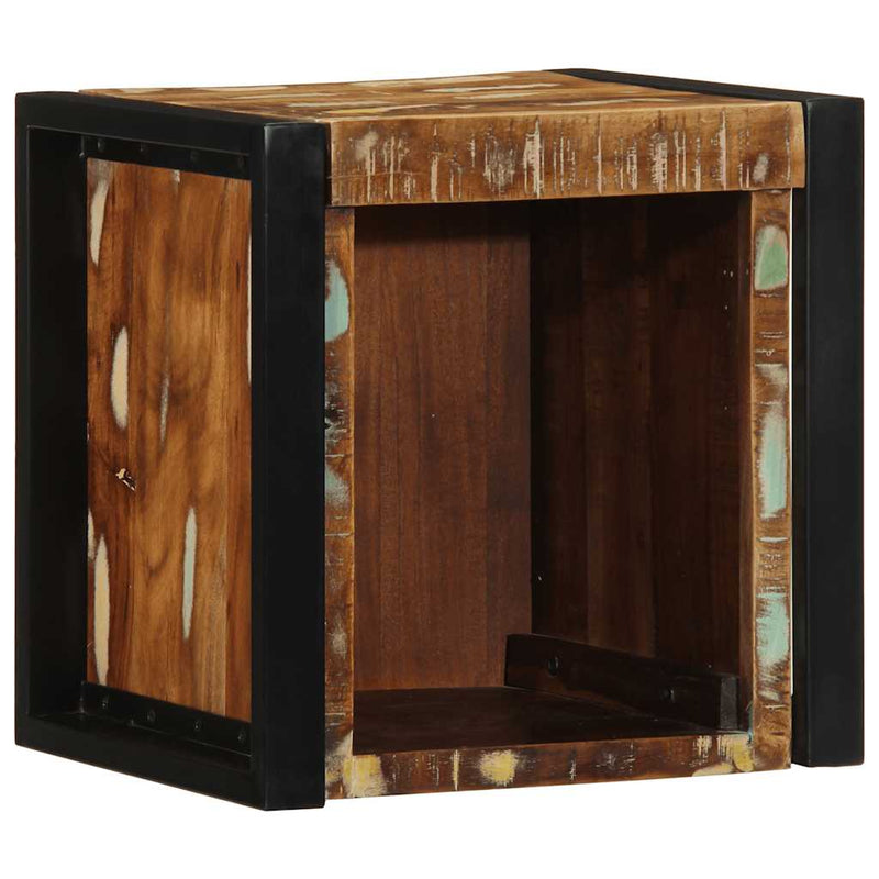 vidaXL 2 db tömör újrahasznosított fa éjjeliszekrények 40x35x40 cm