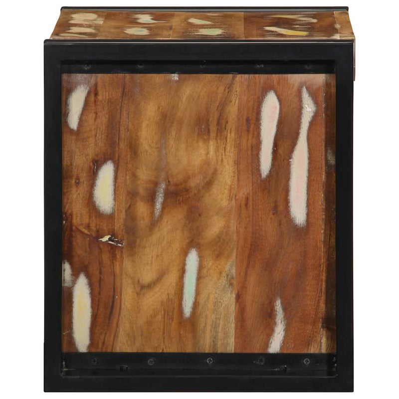 vidaXL 2 db tömör újrahasznosított fa éjjeliszekrények 40x35x40 cm