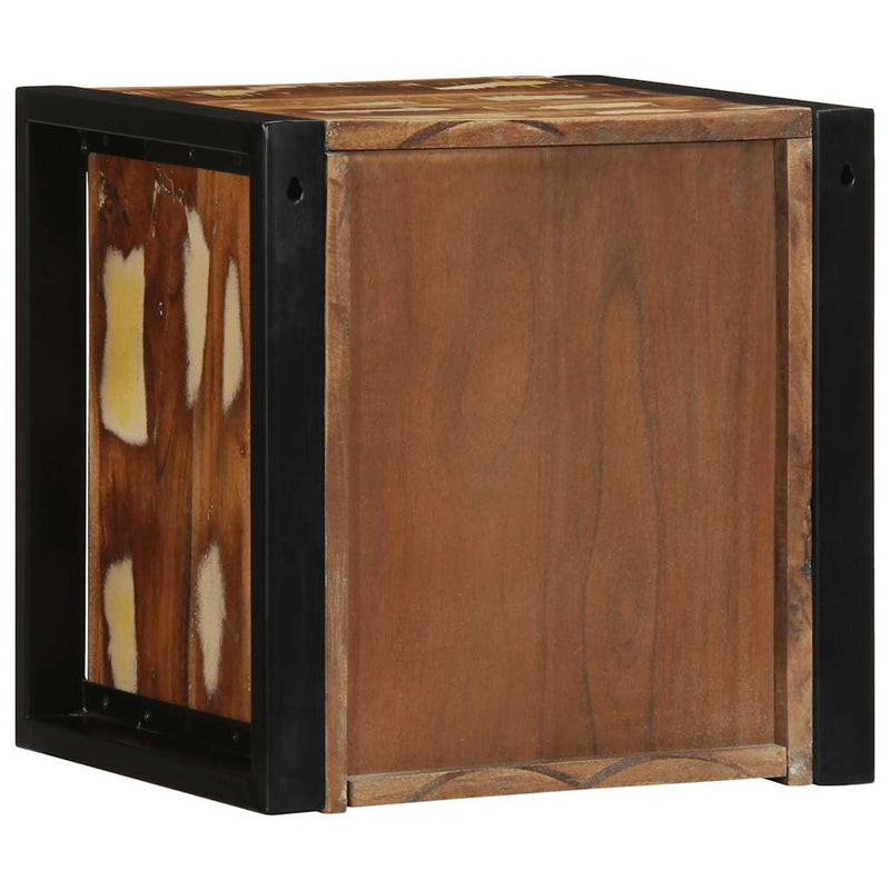 vidaXL 2 db tömör újrahasznosított fa éjjeliszekrények 40x35x40 cm
