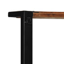 vidaXL tömör újrahasznosított fa ruhatartó állvány 80x40x190 cm