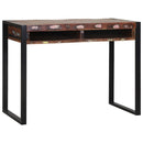 vidaXL Öltöztetőasztal polcokkal Sokszínű Tömör újrahasznosított fa