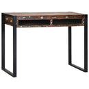 vidaXL Öltöztetőasztal polcokkal Sokszínű Tömör újrahasznosított fa