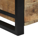 vidaXL Tárolódobozok tárolóval Barna 40 x 30 x 30 cm Tömör mangófa