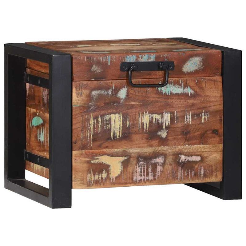 vidaXL Tárolódobozok Barna 40 x 30 x 30 cm Tömör újrahasznosított fa