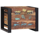 vidaXL Tárolódobozok Barna 40 x 30 x 30 cm Tömör újrahasznosított fa