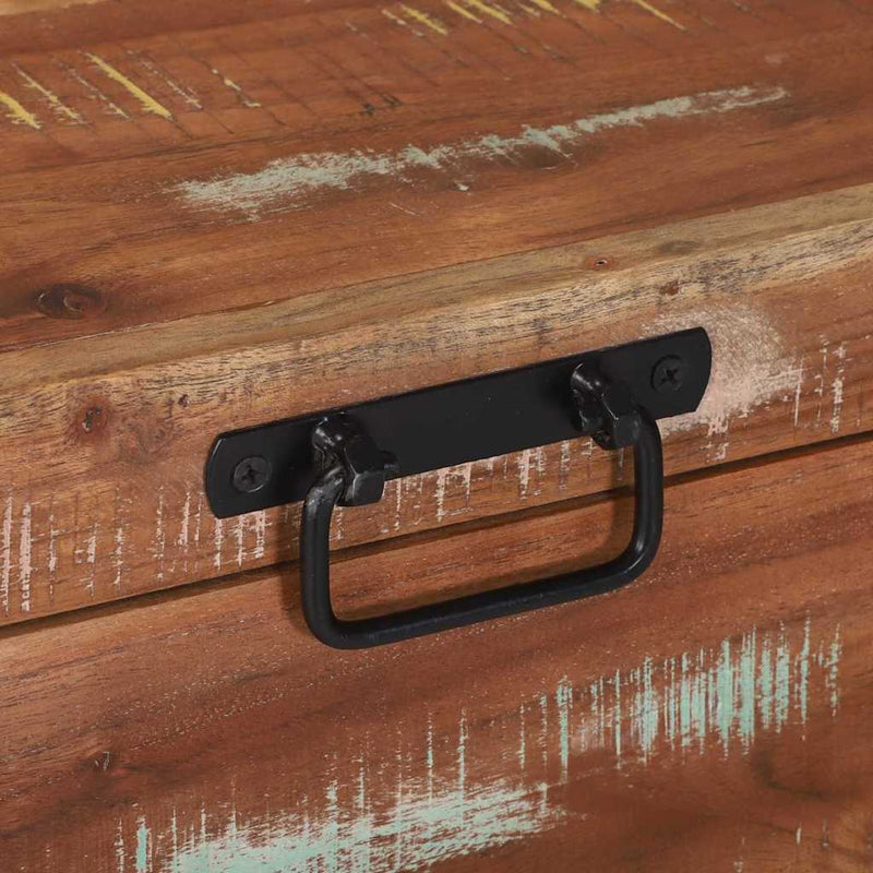vidaXL Tárolódobozok Barna 60 x 30 x 30 cm Tömör újrahasznosított fa