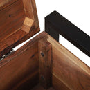 vidaXL Tárolódobozok Barna 60 x 30 x 30 cm Tömör újrahasznosított fa