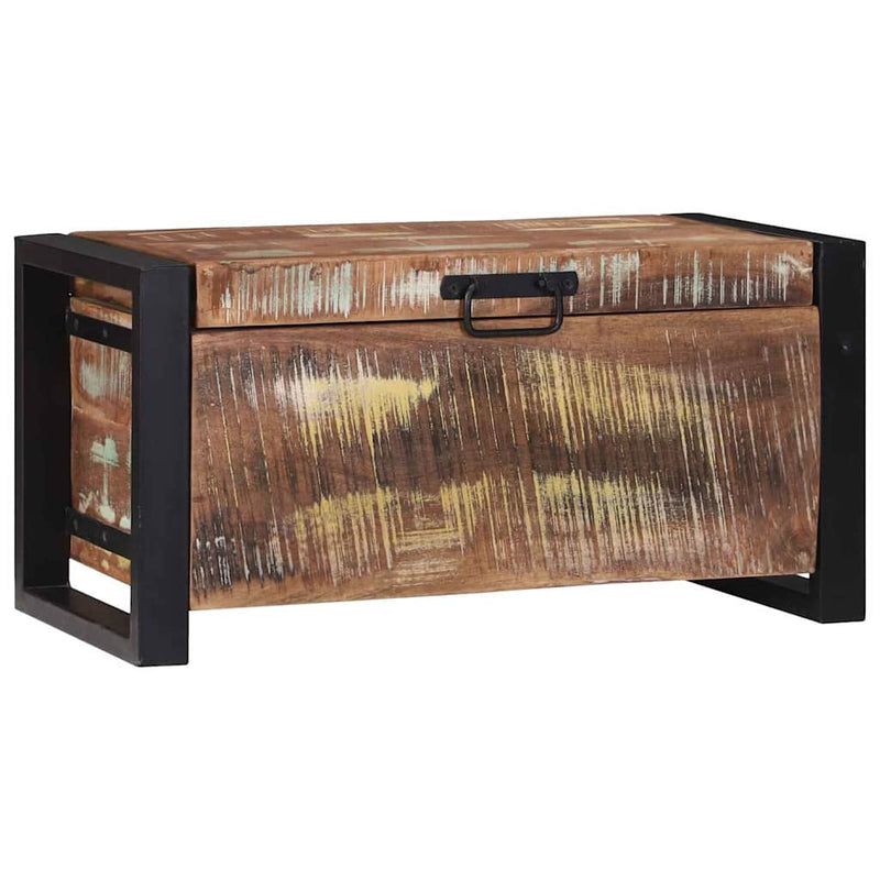 vidaXL Tárolódobozok Barna 60 x 30 x 30 cm Tömör újrahasznosított fa
