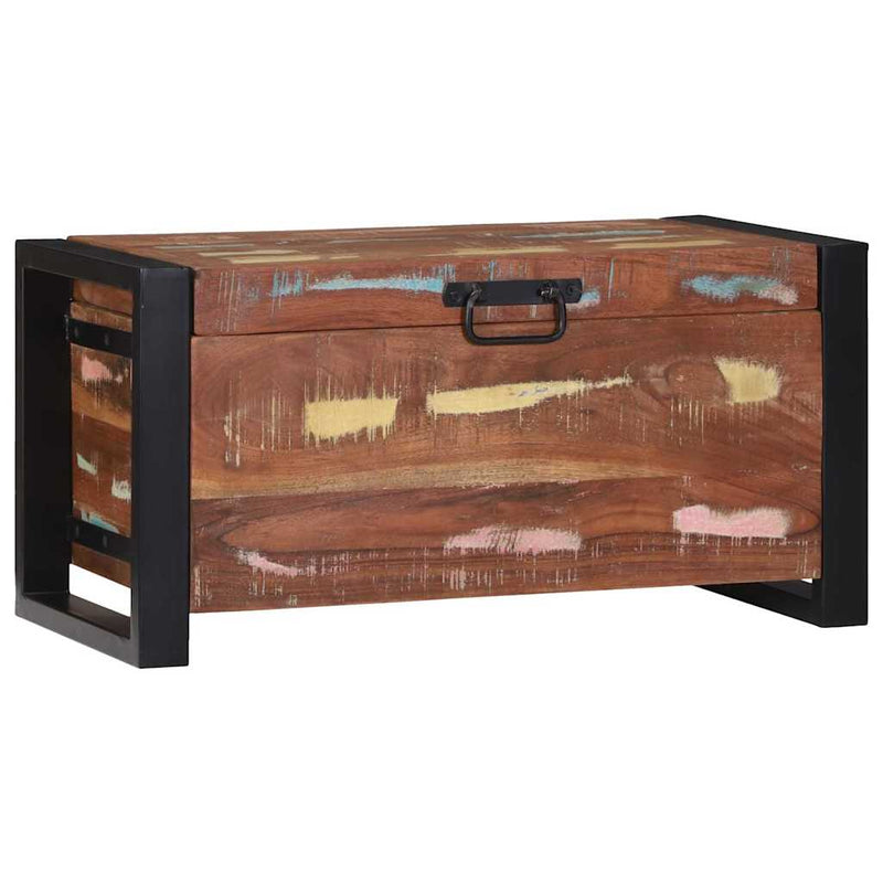 vidaXL Tárolódobozok Barna 60 x 30 x 30 cm Tömör újrahasznosított fa