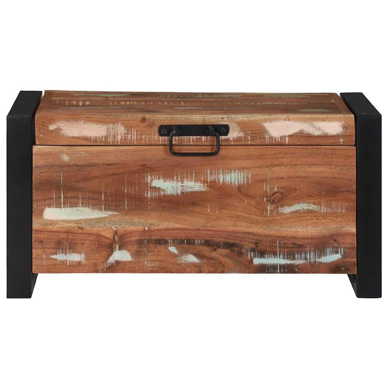 vidaXL Tárolódobozok Barna 60 x 30 x 30 cm Tömör újrahasznosított fa