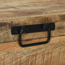 vidaXL Tárolódobozok tárolóval Barna 80 x 30 x 30 cm Tömör mangófa