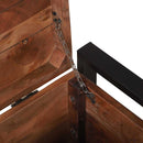 vidaXL Tárolódobozok Barna 80 x 30 x 30 cm Tömör újrahasznosított fa