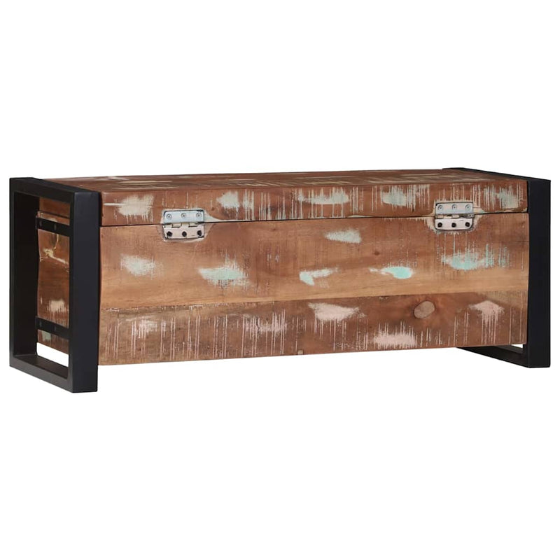 vidaXL Tárolódobozok Barna 80 x 30 x 30 cm Tömör újrahasznosított fa