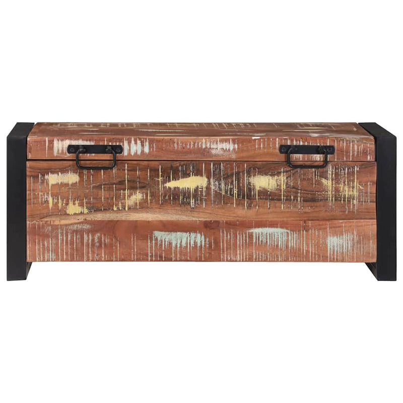 vidaXL Tárolódobozok Barna 80 x 30 x 30 cm Tömör újrahasznosított fa