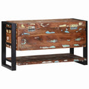 vidaXL Tároló Doboz Sokszínű 80 x 35 x 45 cm Tömör újrahasznosított fa