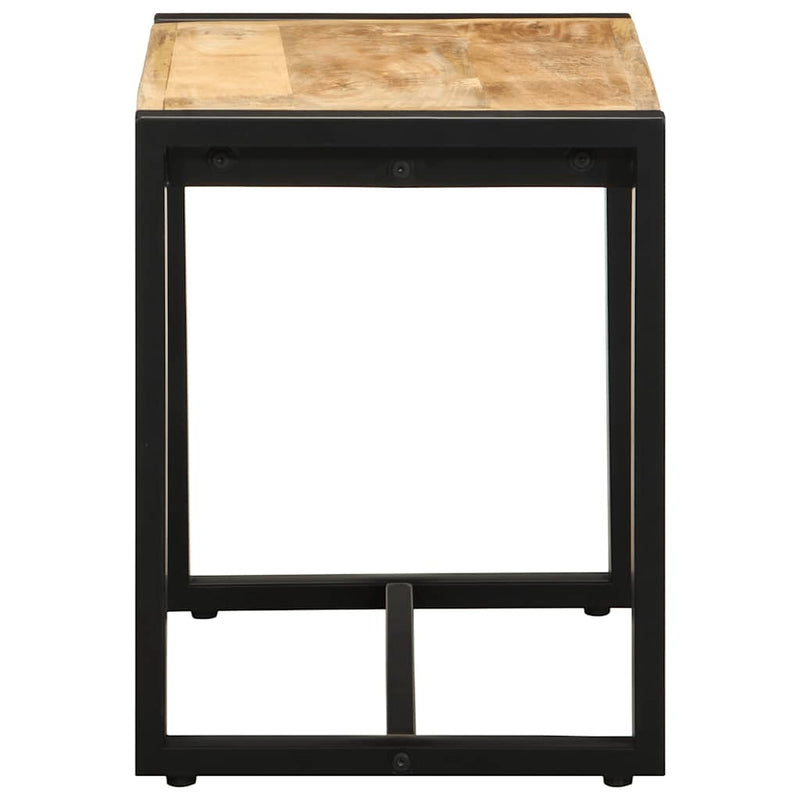 vidaXL tömör nyers mangófa pad 110 x 35 x 51 cm