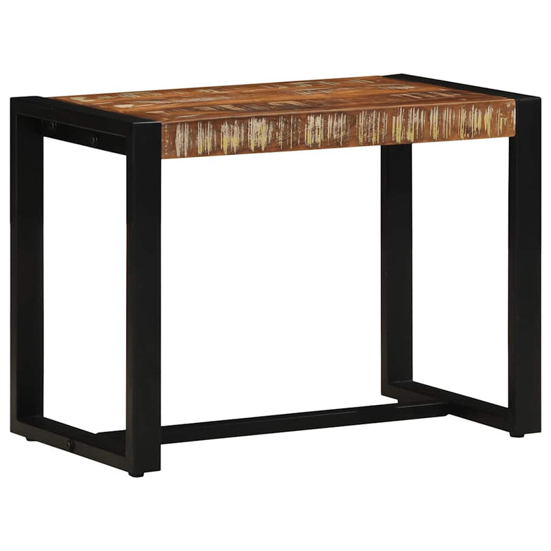 vidaXL tömör újrahasznosított fa többszínű pad 60x35x45 cm