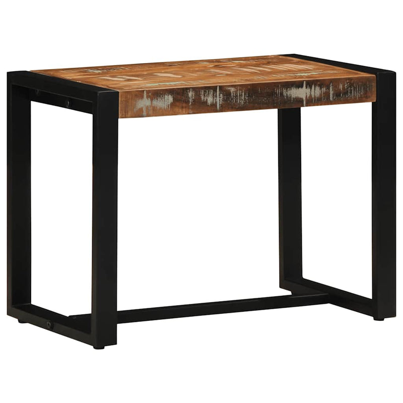 vidaXL tömör újrahasznosított fa többszínű pad 60x35x45 cm