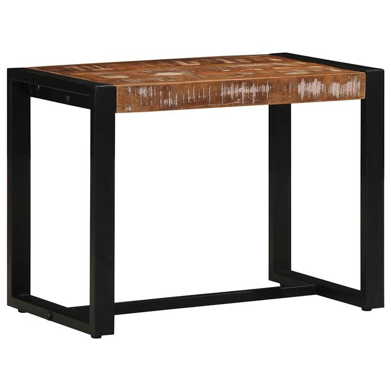 vidaXL tömör újrahasznosított fa többszínű pad 60x35x45 cm