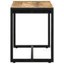 vidaXL tömör nyers mangófa pad 80 x 35 x 45 cm