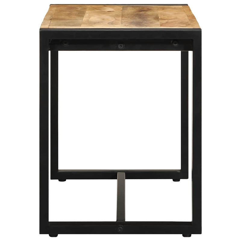 vidaXL tömör nyers mangófa pad 80 x 35 x 45 cm