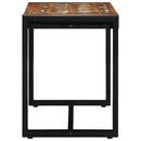 vidaXL tömör újrahasznosított fa többszínű pad 80x35x45 cm