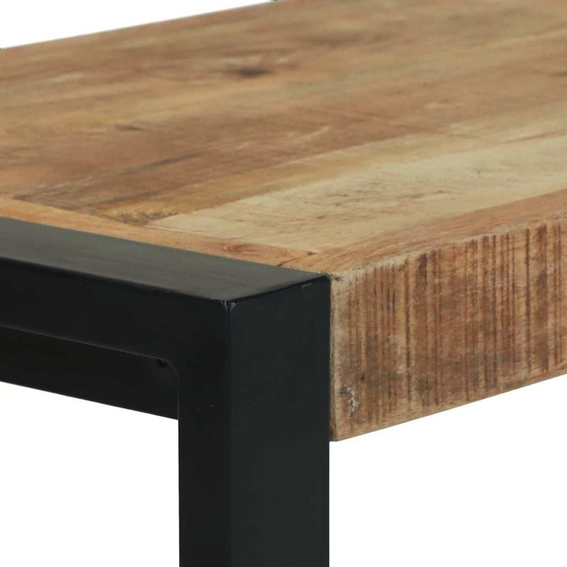 vidaXL Pad Barna 100 x 35 x 45 cm Tömör mangófa