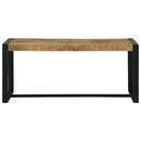 vidaXL Pad Barna 100 x 35 x 45 cm Tömör mangófa