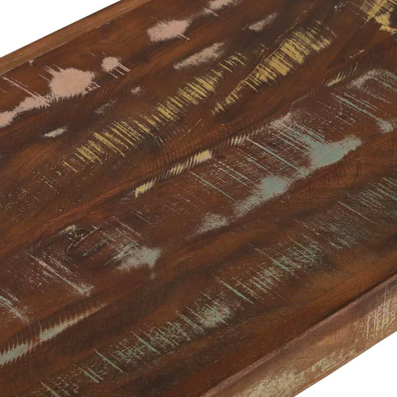 vidaXL Pad Sokszínű 100 x 35 x 45 cm Tömör újrahasznosított fa