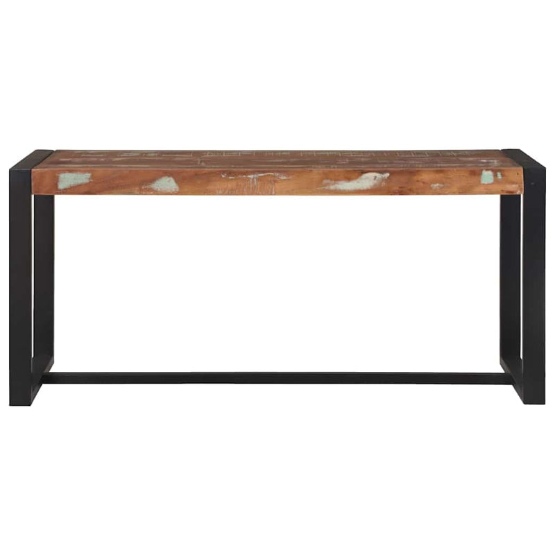 vidaXL Pad Sokszínű 100 x 35 x 45 cm Tömör újrahasznosított fa