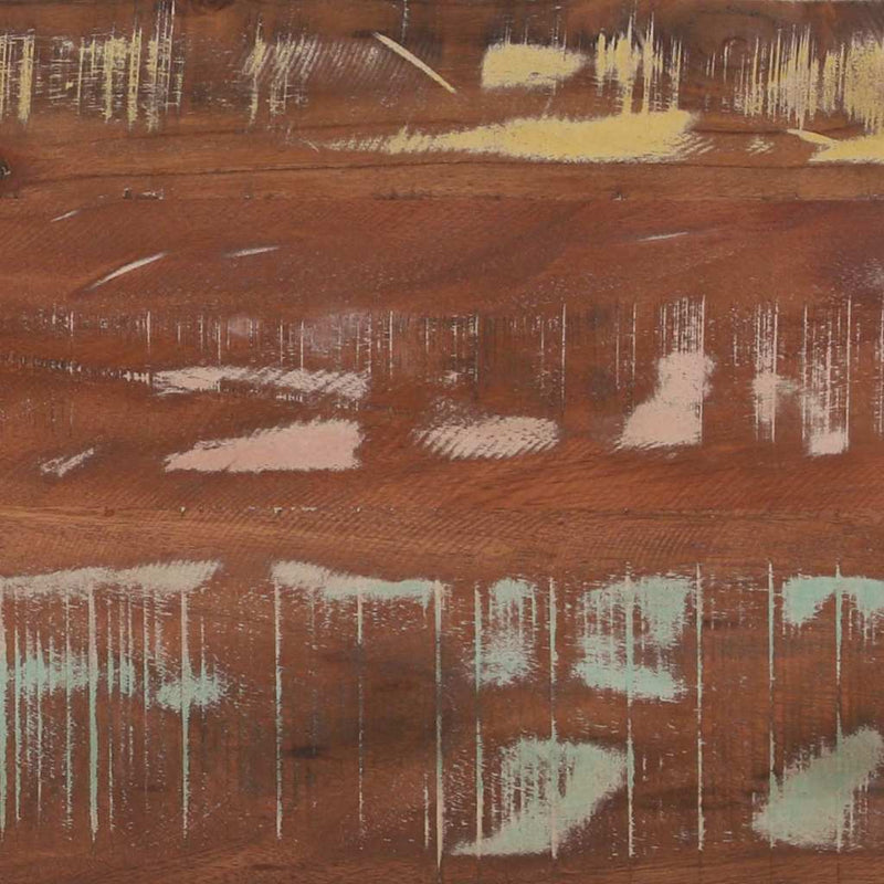 vidaXL Pad Sokszínű 100 x 35 x 45 cm Tömör újrahasznosított fa