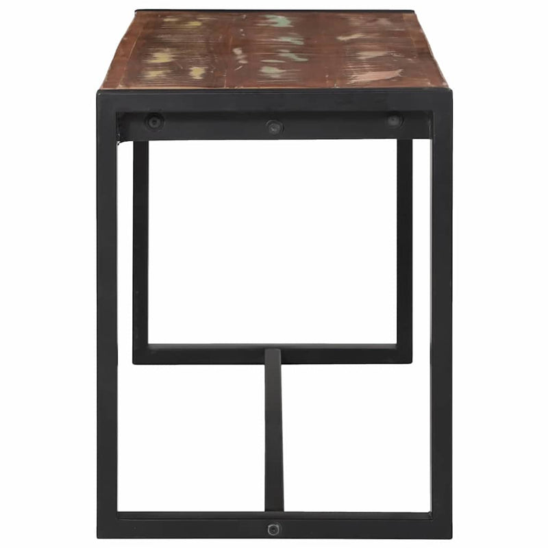 vidaXL Pad Sokszínű 100 x 35 x 45 cm Tömör újrahasznosított fa