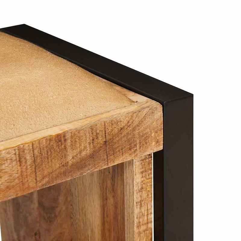 vidaXL Tárolópad fiókkal Barna 80 x 35 x 40 cm Tömör mangófa
