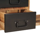 vidaXL Tárolópad fiókkal Barna 80 x 35 x 40 cm Tömör mangófa