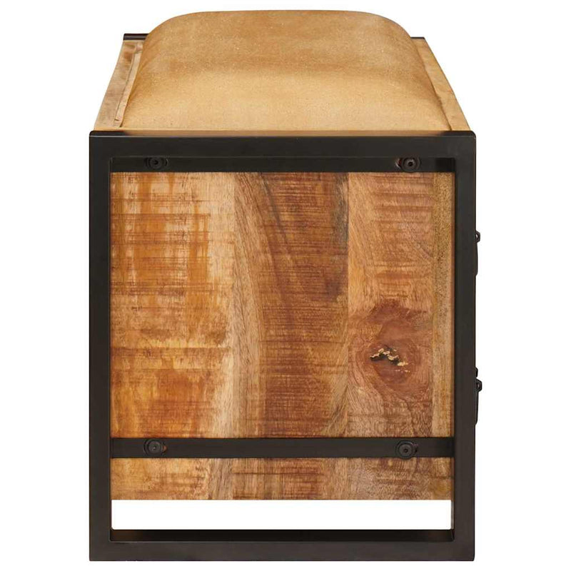 vidaXL Tárolópad fiókkal Barna 80 x 35 x 40 cm Tömör mangófa