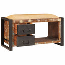 vidaXL Tárolópad Sokszínű 80 x 35 x 40 cm Tömör újrahasznosított fa