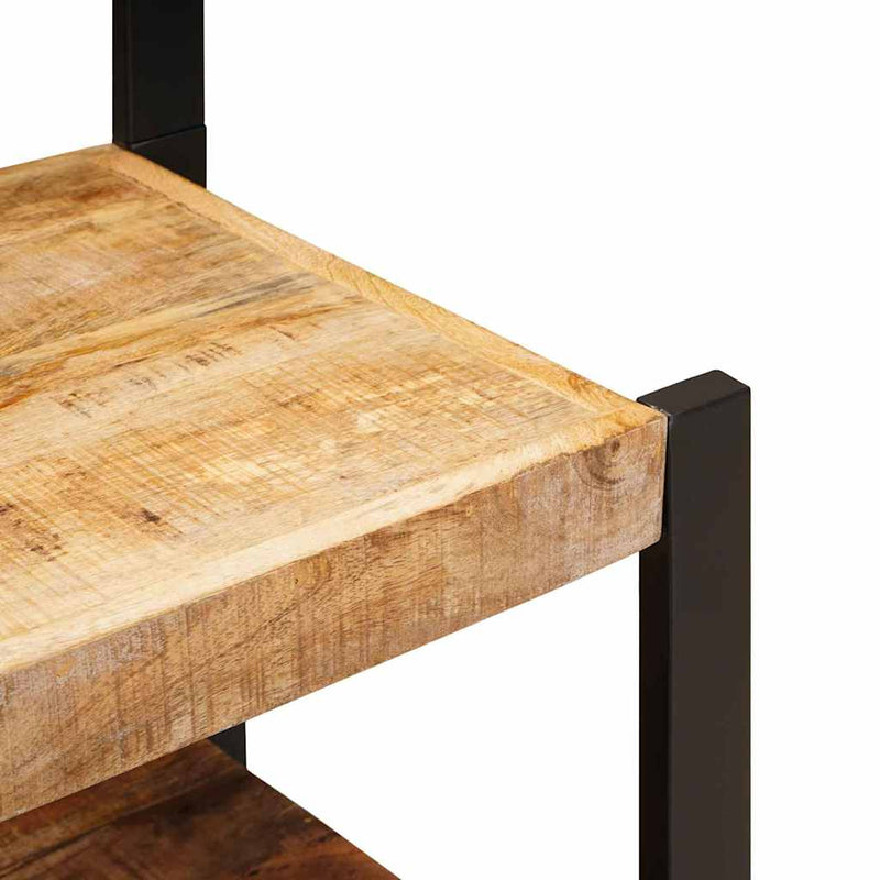 vidaXL Valet állvány fiókkal Barna 40 x 40 x 90 cm Tömör mangófa