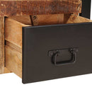 vidaXL Valet állvány fiókkal Barna 40 x 40 x 90 cm Tömör mangófa