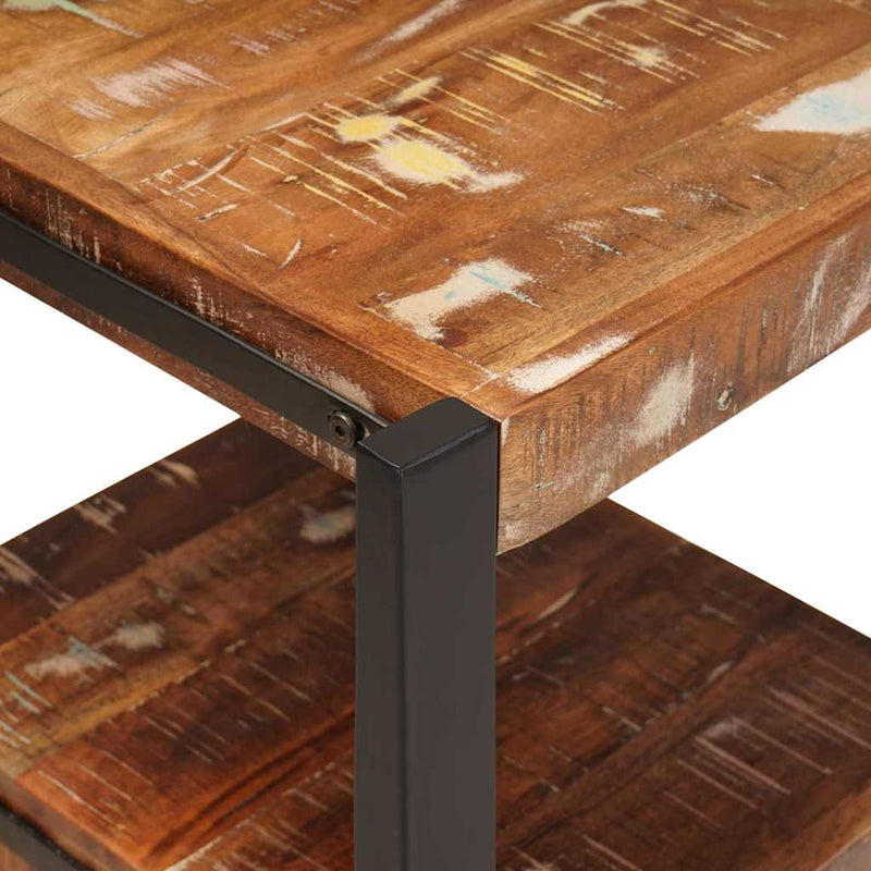 vidaXL Valet állvány fiókkal Sokszínű Tömör újrahasznosított fa