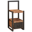 vidaXL Valet állvány fiókkal Sokszínű Tömör újrahasznosított fa