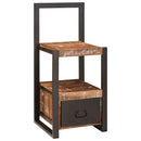 vidaXL Valet állvány fiókkal Sokszínű Tömör újrahasznosított fa