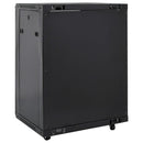 vidaXL fekete 15U hálózati szekrény 19" IP20 60 x 45 x 86 cm