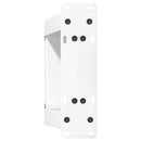 vidaXL 2 db U alakú fehér dohányzóasztal láb 30x(30-31) cm acél