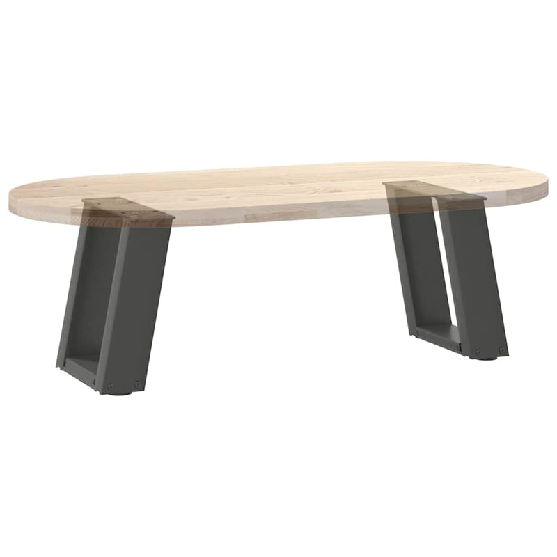 vidaXL 2 db antracitszürke, U alakú acél dohányzóasztal láb 30x(30-31) cm